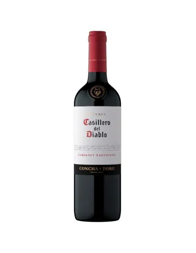 Botella de Casillero del Diablo Cabernet Sauvignon 750 ml, vino tinto