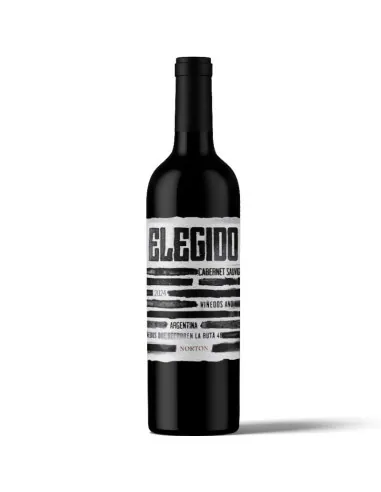 Botella de Elegido Cabernet Sauvignon 750 ml, vino tinto