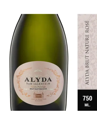 Botella de Espumante Alyda Rosé 750 ml, espumante
