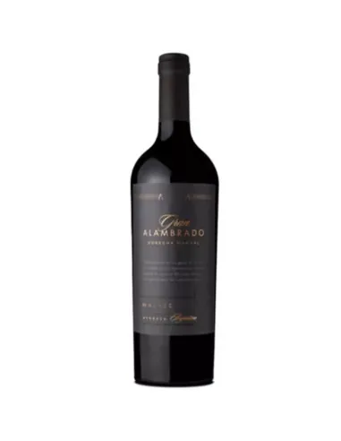 Botella de Gran Alambrado Malbec 750 ml, vino tinto