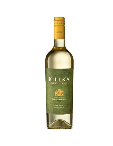 Botella de Killka Sauvignon Blanc 750 ml, vino blanco