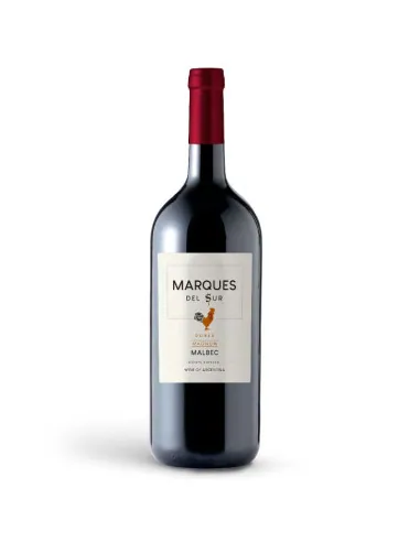 Botella de Marques del Sur Tinto 1125 cc, vino tinto