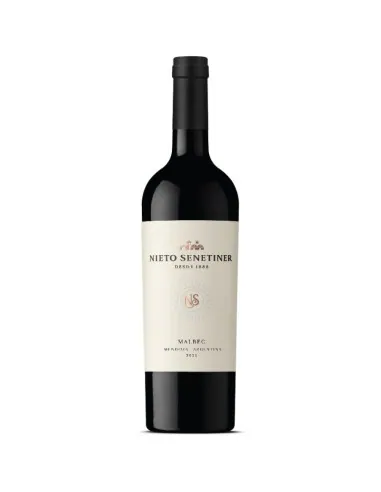 Botella de Nieto Senetiner Malbec 750 ml, vino tinto