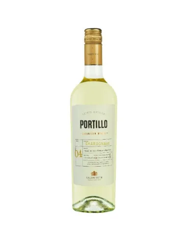 Botella de Portillo Chardonnay 750 ml, vino blanco