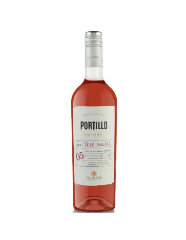Botella de Portillo Rosé 750 ml, vino rosado