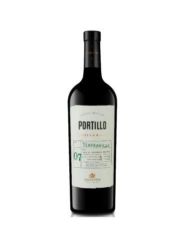 Botella de Portillo Tempranillo 750 ml, vino tinto
